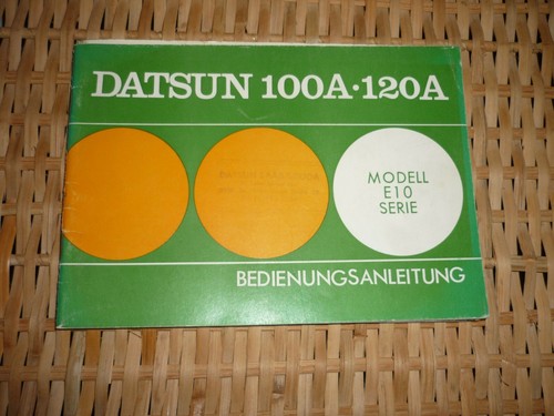 Datsun 100a 120 modell e10 - 100a,